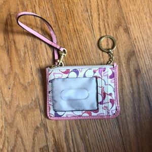 Small Coach Keychain Wristlet